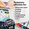3Pk White Artist Tape for Watercolor Paper White Painters Tape Artists Painting Tape Removable Masking Drafting Canvas Framing Paint Mask Thin Residue Free Low Tack Low Acid Art Tape .6in